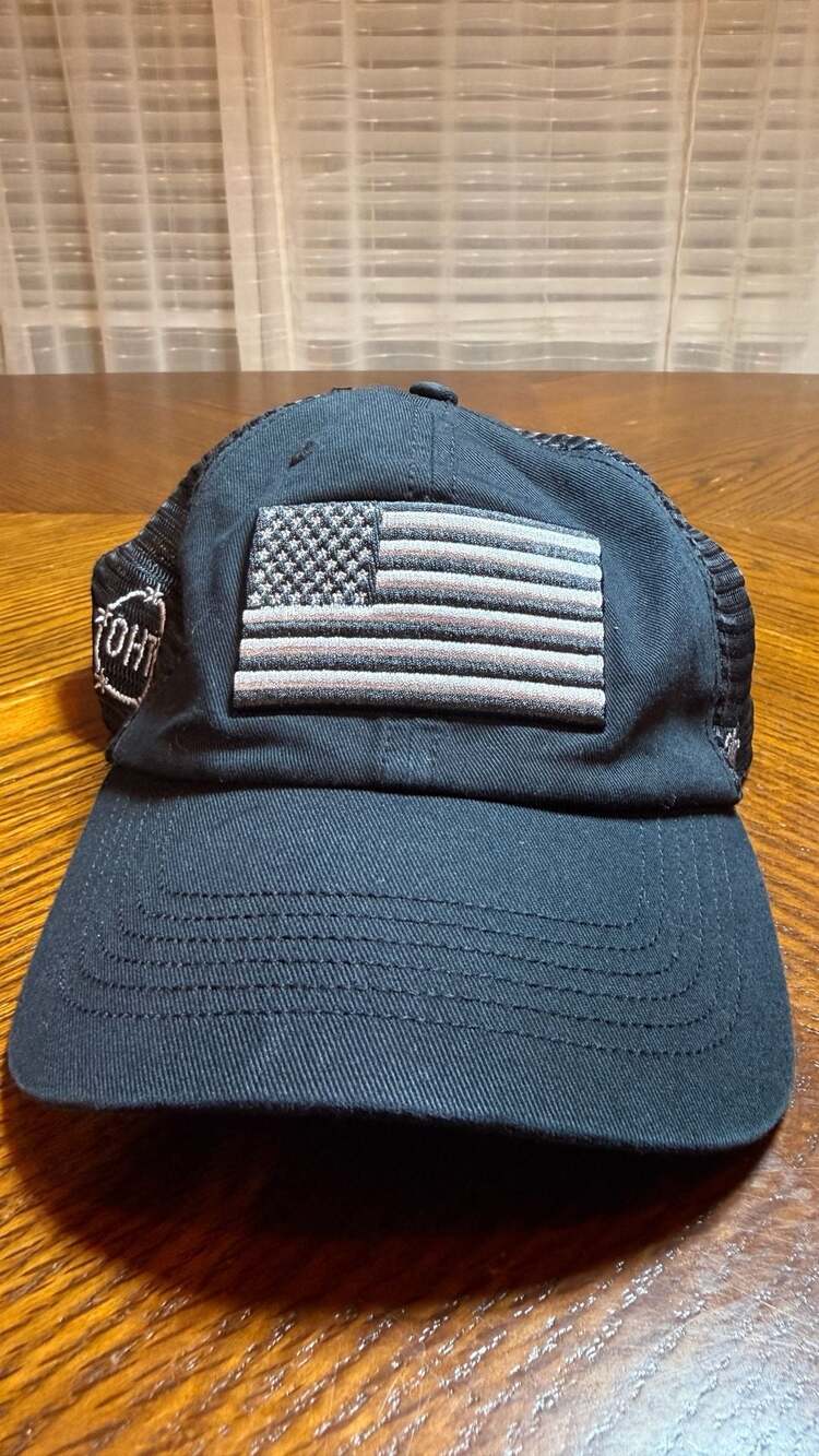47 Brand Operation Hat Trick OHT Black Trawler Clean Up Trucker Hat